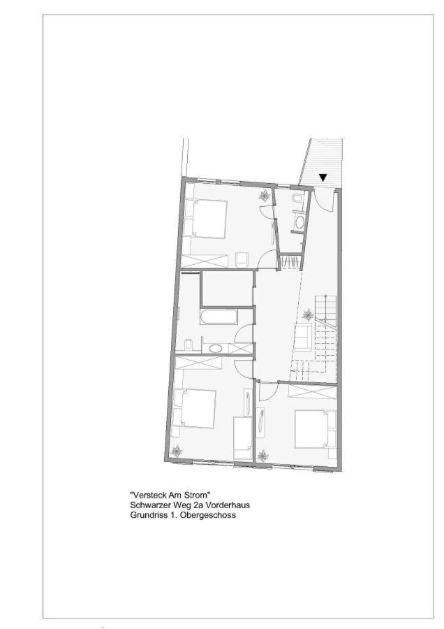 Apartment Clipper Hus - Versteck Am Strom *